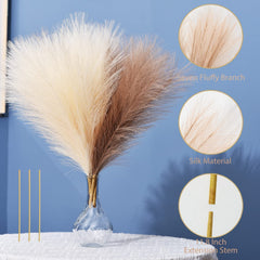 ARTIFICIAL PAMPAS MIX COLOUR (SET OF 6)