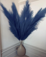 ARTIFICIAL PAMPAS BLUE COLOUR (SET OF 3)