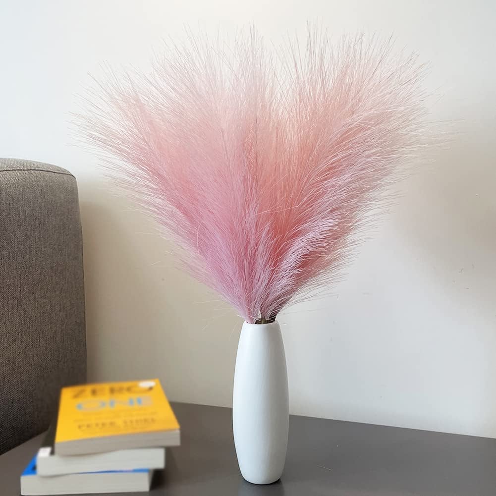 ARTIFICIAL PAMPAS PINK COLOUR (SET OF 3)