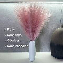 ARTIFICIAL PAMPAS PINK COLOUR (SET OF 3)