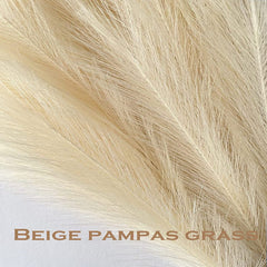 ARTIFICIAL PAMPAS BEIGE COLOUR (SET OF 3)